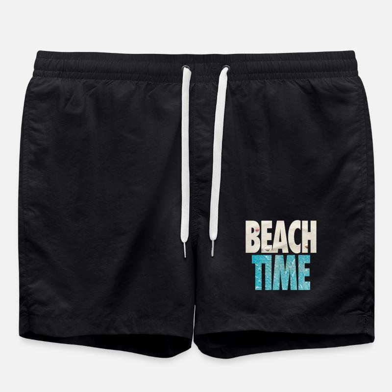 Plage - Vacances d’été - Mer et sable - Short de bain - noir