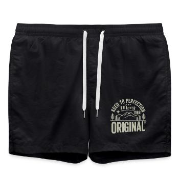 May 1968 – Legend of the Peaks and Mountains - Swim Trunks - black - Front - AI Model Male 185 light (185cm)