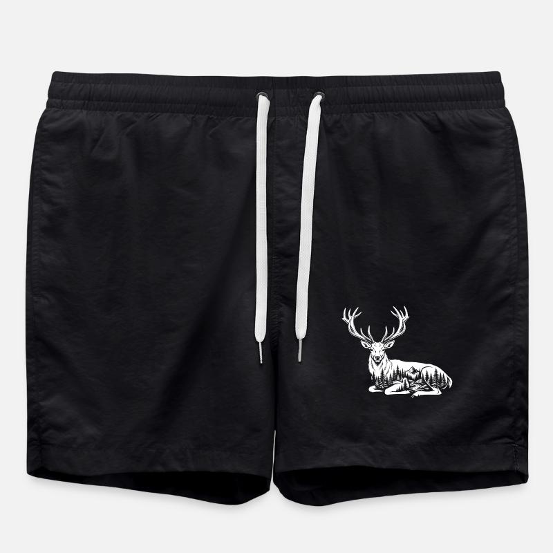 Cerf - Short de bain - noir
