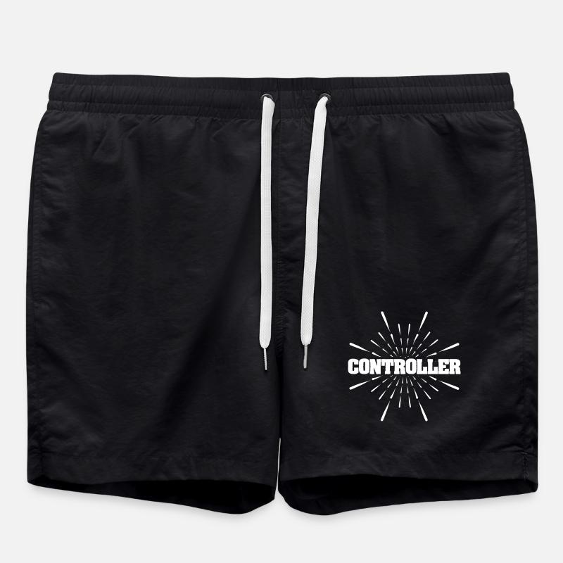 Controller Burst Graphic - Swim Trunks - black