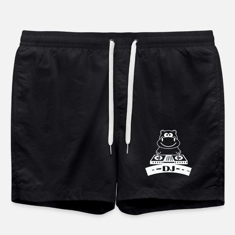 hippo_dj- - Short de bain - noir