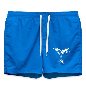 La fin du monde (blanc) - Short de bain - cobalt blue - Devant