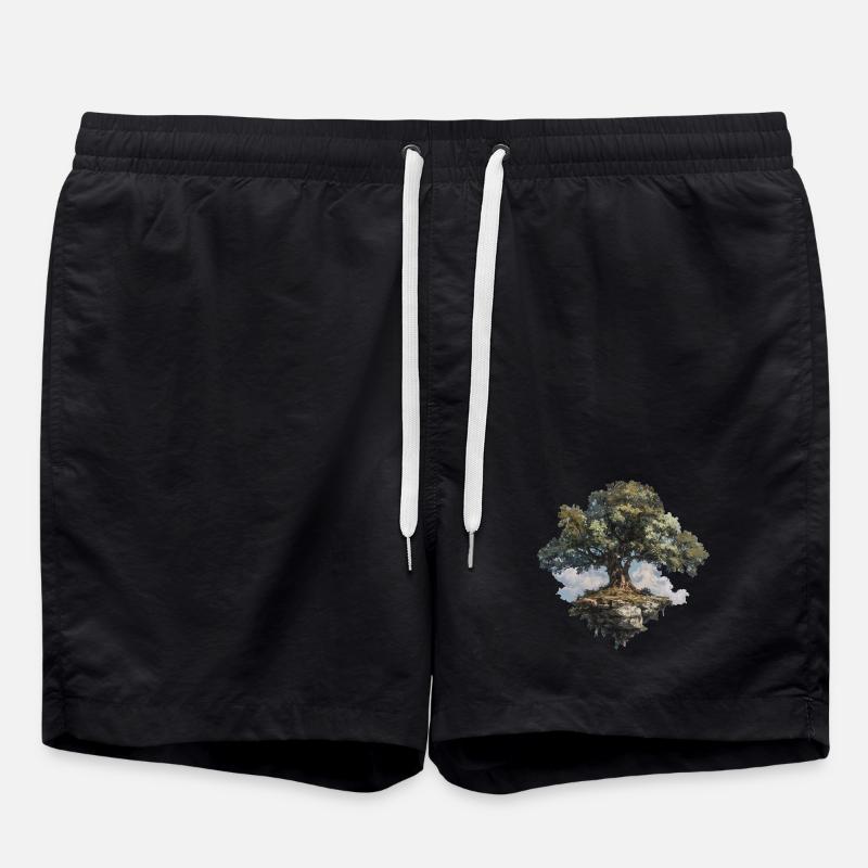 Arbre - Short de bain - noir
