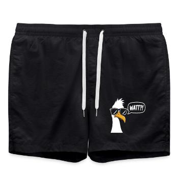 Lunettes de soleil Mouette avec Watt ?! - Short de bain - noir - Devant - AI Model Male 185 light (185cm)