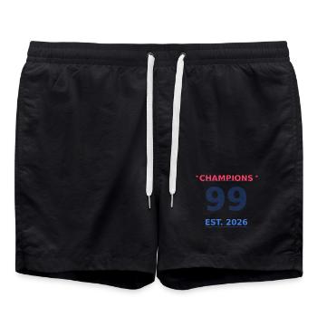 Champions 99 EST 2026 - Short de bain - noir - Devant - AI Model Male 185 light (185cm)