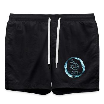 Sois comme Water Circle - Short de bain - noir - Devant - AI Model Male 185 light (185cm)