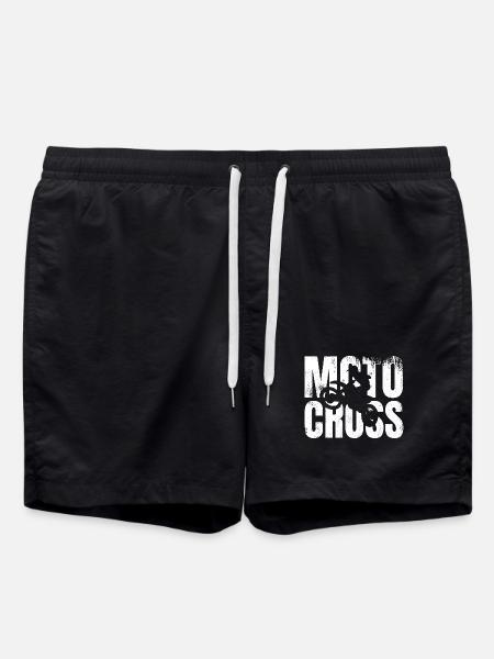 Moto Cross - Swim Trunks - black