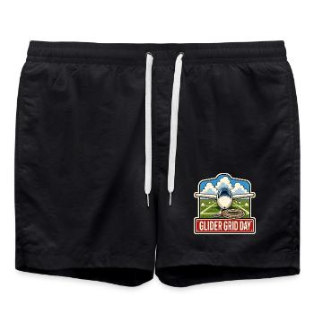 JOURNÉE DE LA GRILLE DE PLANEURS - Short de bain - noir - Devant - AI Model Male 185 light (185cm)