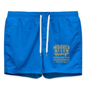 1954 Vintage Anniversaire Rétro Cadeau - Short de bain - cobalt blue - Devant