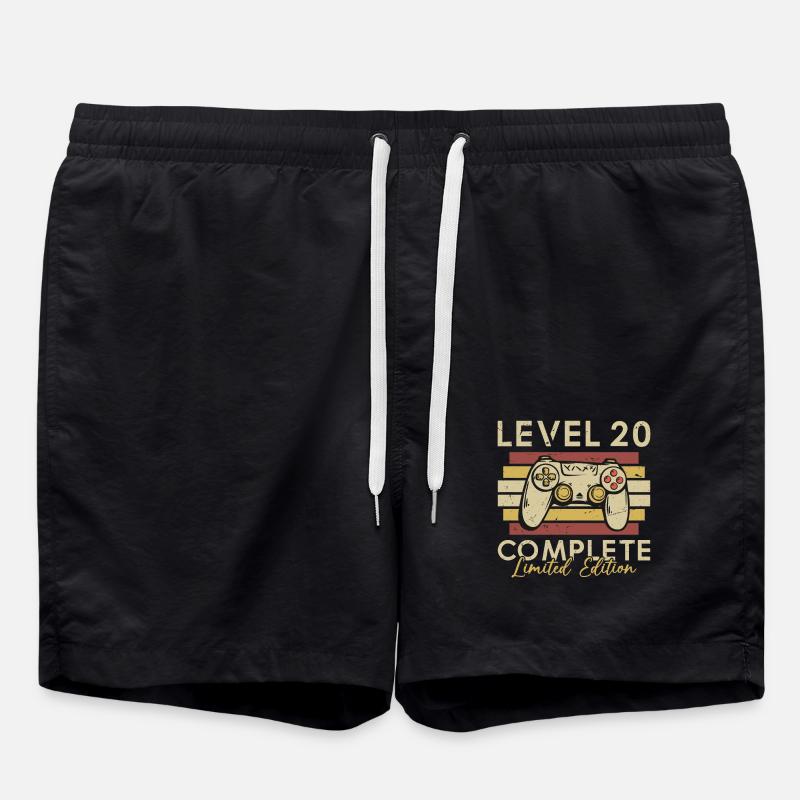 Niveau 20 Complet - Short de bain - noir