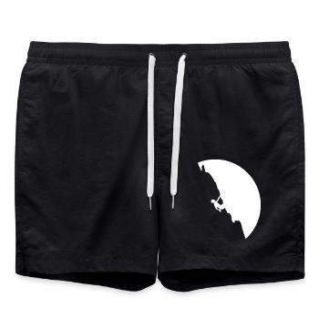grimpeur - Short de bain - noir - Devant - AI Model Male 185 light (185cm)