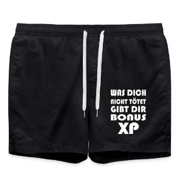 Bonus XP - Badeshorts - Schwarz - Vorne - AI Model Male 185 light (185cm)