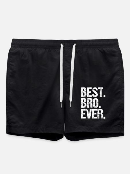 Best Bro Ever - Badeshorts - Schwarz