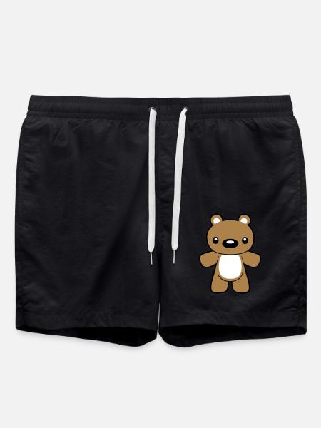 small suesser teddybaer baer - Swim Trunks - black