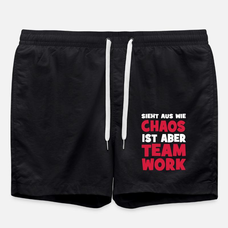Teamwork - Badeshorts - Schwarz