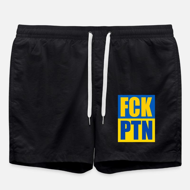 Fck ptn - Badeshorts - Schwarz