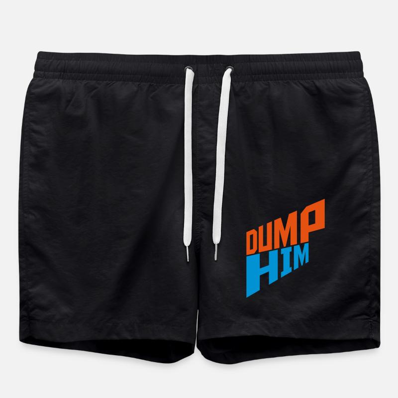 Dump Him Quote Logo - Short de bain - noir