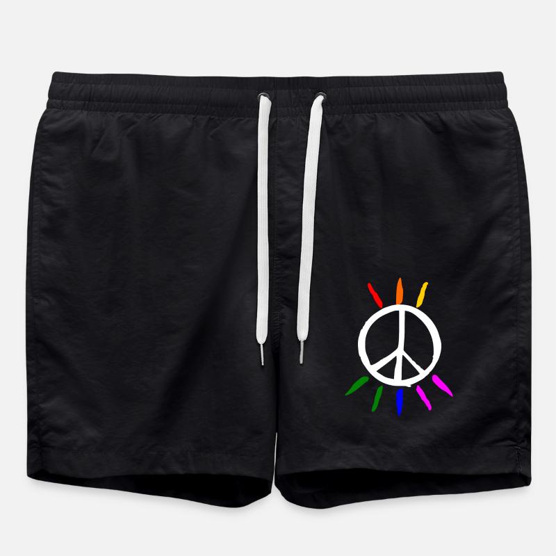 Peace - Short de bain - noir