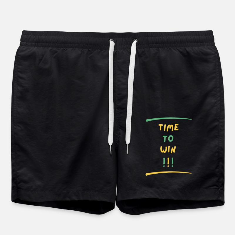 TIME TO WIN - Badeshorts - Schwarz