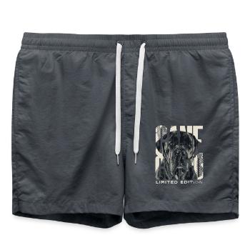 Propriétaire de chien Cane Corso - Short de bain - charbon - Devant - AI Model Male 185 light (185cm)