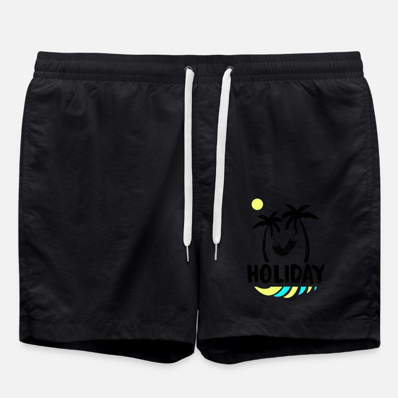 Palms Relax Holiday - Swim Trunks - black