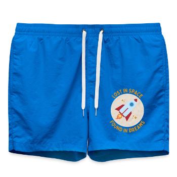 Lost in Space, Found in Dreams - Swim Trunks - cobalt blue - Front