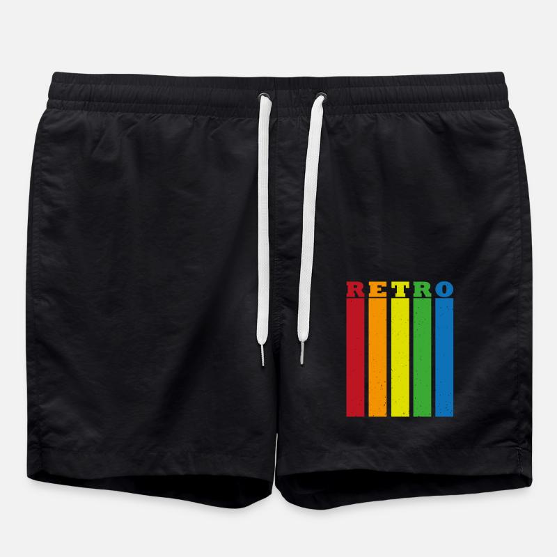 Tour rétro - Short de bain - noir