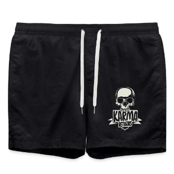 Le retour du karma - Short de bain - noir - Devant - AI Model Male 185 light (185cm)