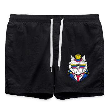 Colombie - Short de bain - noir - Devant - AI Model Male 185 light (185cm)