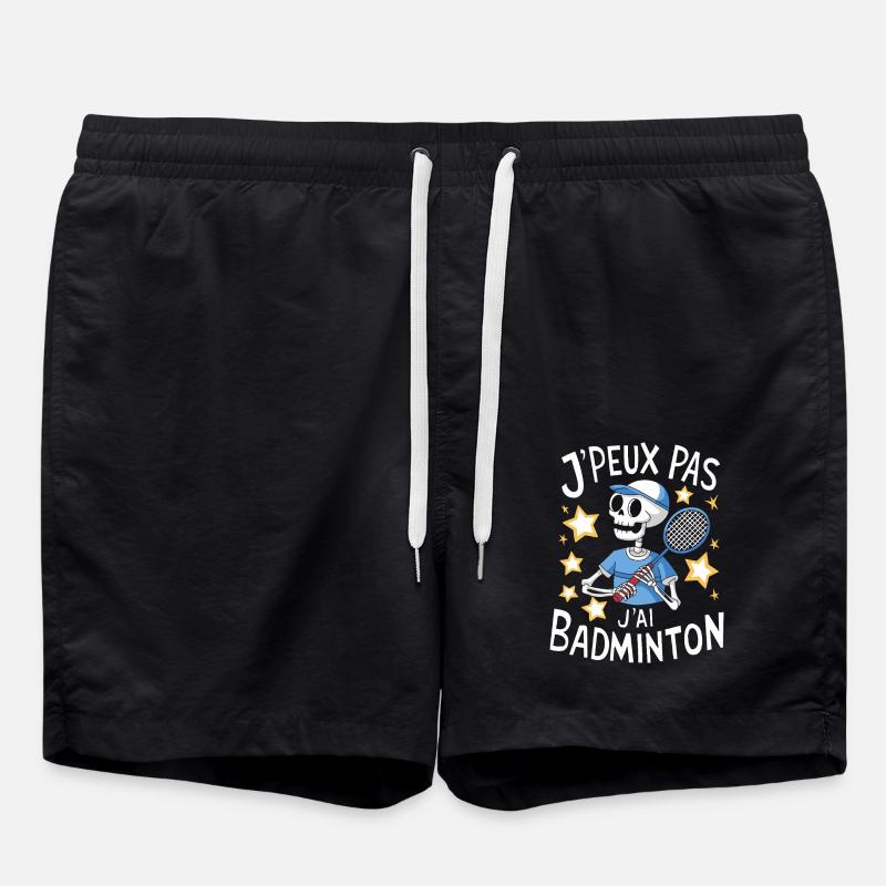 J'peux pas j'ai Badminton - Short de bain - noir