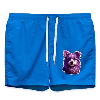 Chien mignon au design moderne - Short de bain - cobalt blue - Devant
