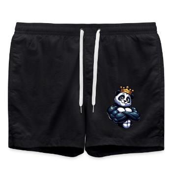 Entraînement de remise en forme Muscle Panda King - Short de bain - noir - Devant - AI Model Male 185 light (185cm)