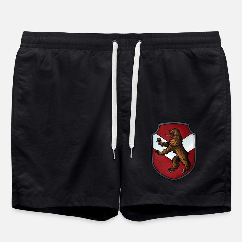 Ours d’armoiries - Short de bain - noir