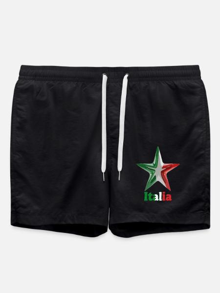 Stella d Italia - Swim Trunks - black