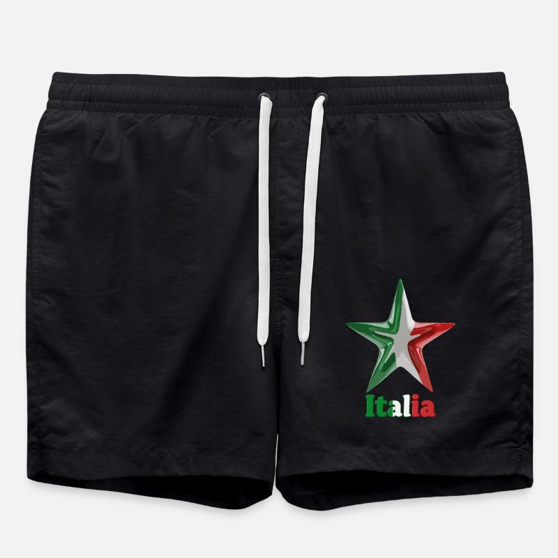 Stella d Italia - Swim Trunks - black