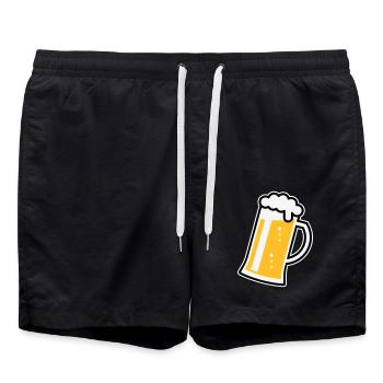 Design XLustig pour les occasions joyeuses (R/3) - Short de bain - noir - Devant - AI Model Male 185 light (185cm)