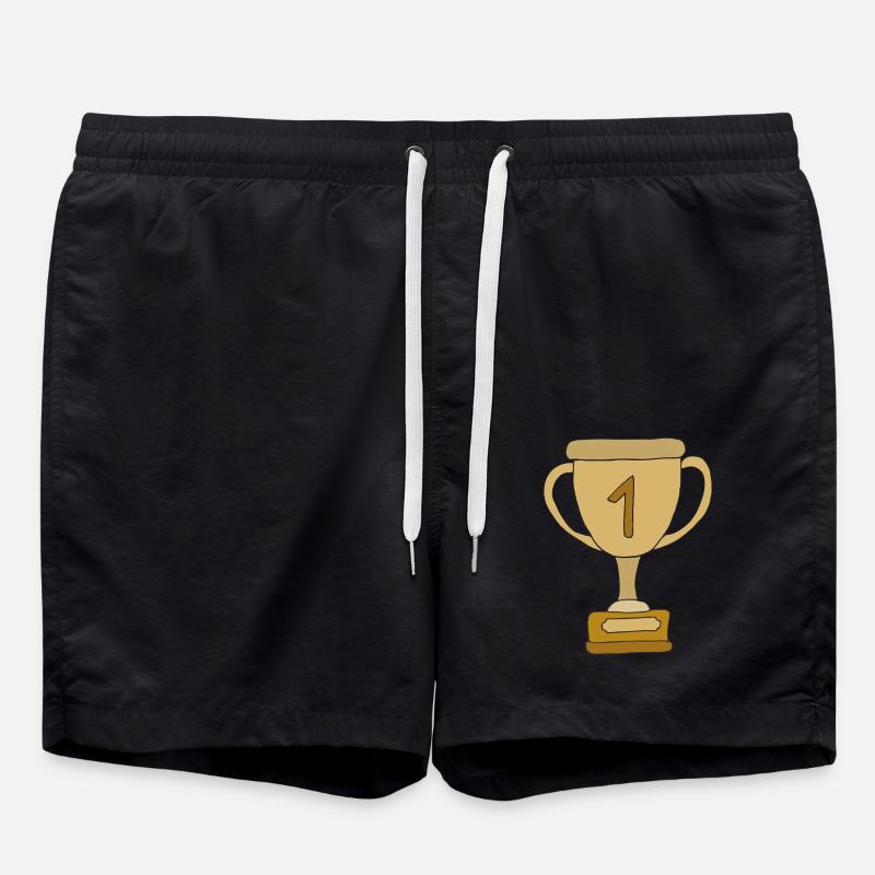 First place in the cup - Swim Trunks - black