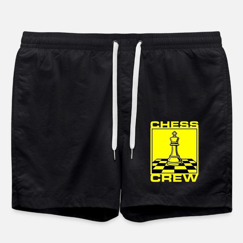Chess Crew Club - Swim Trunks - black