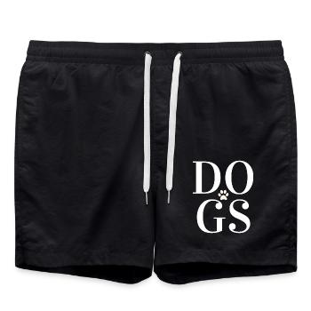 Chiens Chien Chien Chien Personne - Short de bain - noir - Devant - AI Model Male 185 light (185cm)