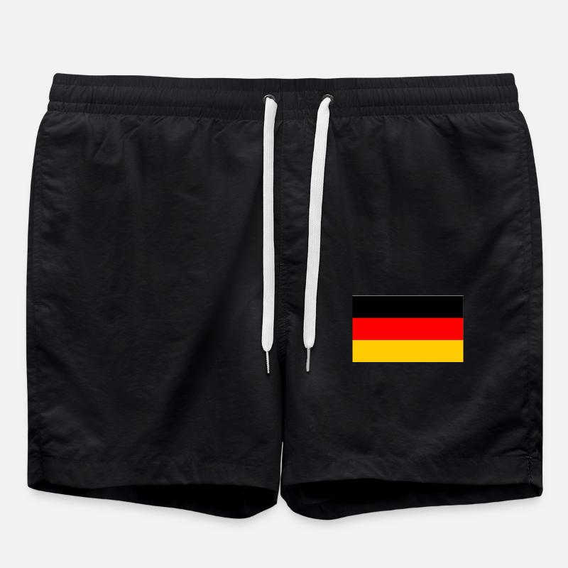 deutschland - Badeshorts - Schwarz