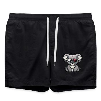 Koala Cool Animal - Short de bain - noir - Devant - AI Model Male 185 light (185cm)