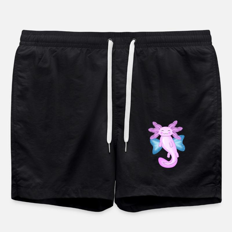 Angel axolotl - Swim Trunks - black