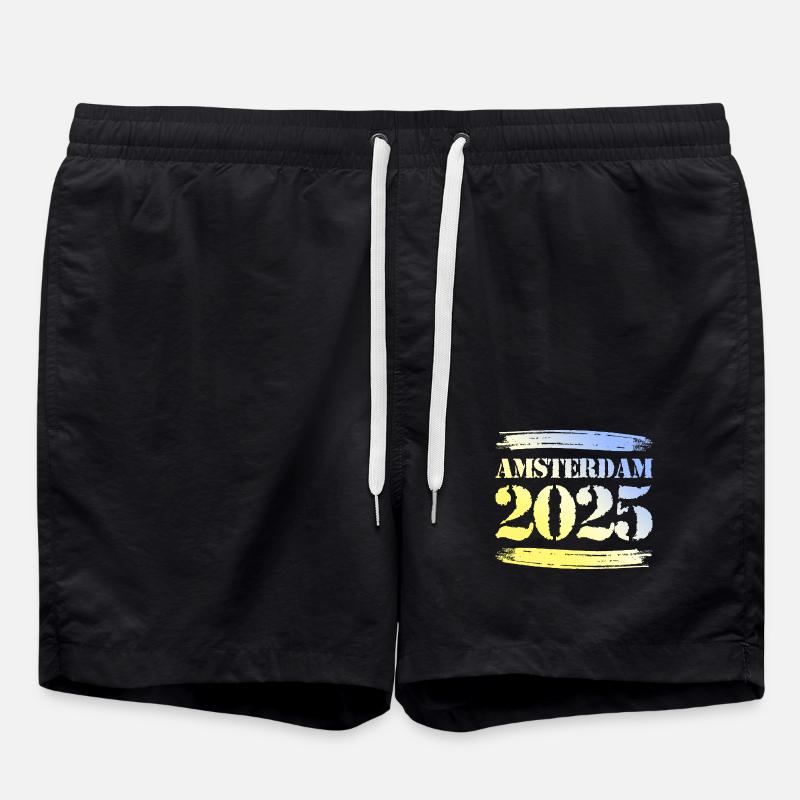 Amsterdam 2025 - Swim Trunks - black