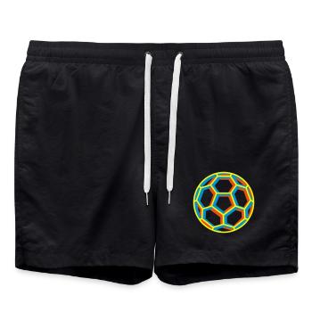 Handball - Short de bain - noir - Devant - AI Model Male 185 light (185cm)