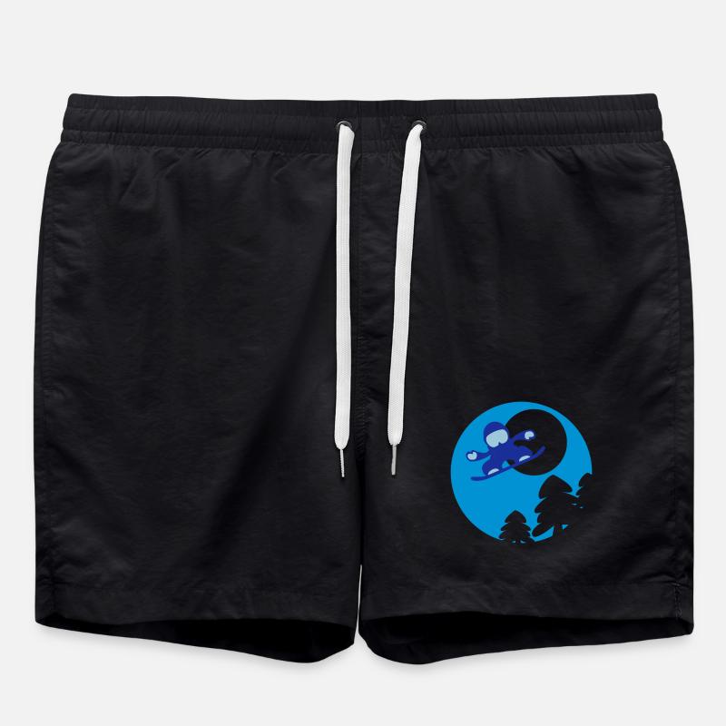 snowboader2 - Badeshorts - Schwarz