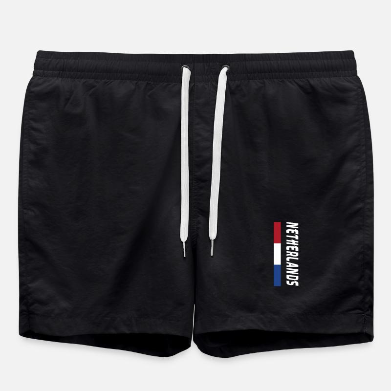 Netherlands / Gift / Gift Idea - Swim Trunks - black