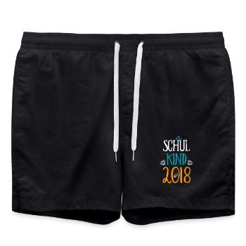 Kita Abgänger Schulkind Einschulung Kindergarten - Badeshorts - Schwarz - Vorne - AI Model Male 185 light (185cm)