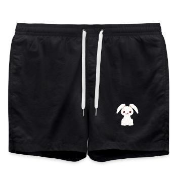 Rabbit Bunny Rabbit Bunny Rabbit - Swim Trunks - black - Front - AI Model Male 185 light (185cm)