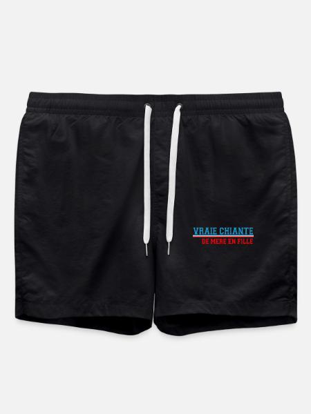 Patriotic Humor Women Madness T Shirt - Swim Trunks - black