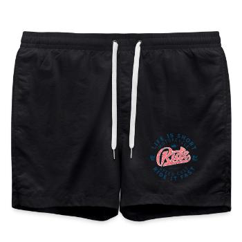 Motorcycle Speed Cult - Badeshorts - Schwarz - Vorne - AI Model Male 185 light (185cm)